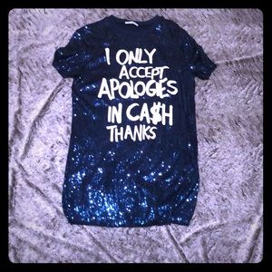 Women’s Sequin Shirt Dress